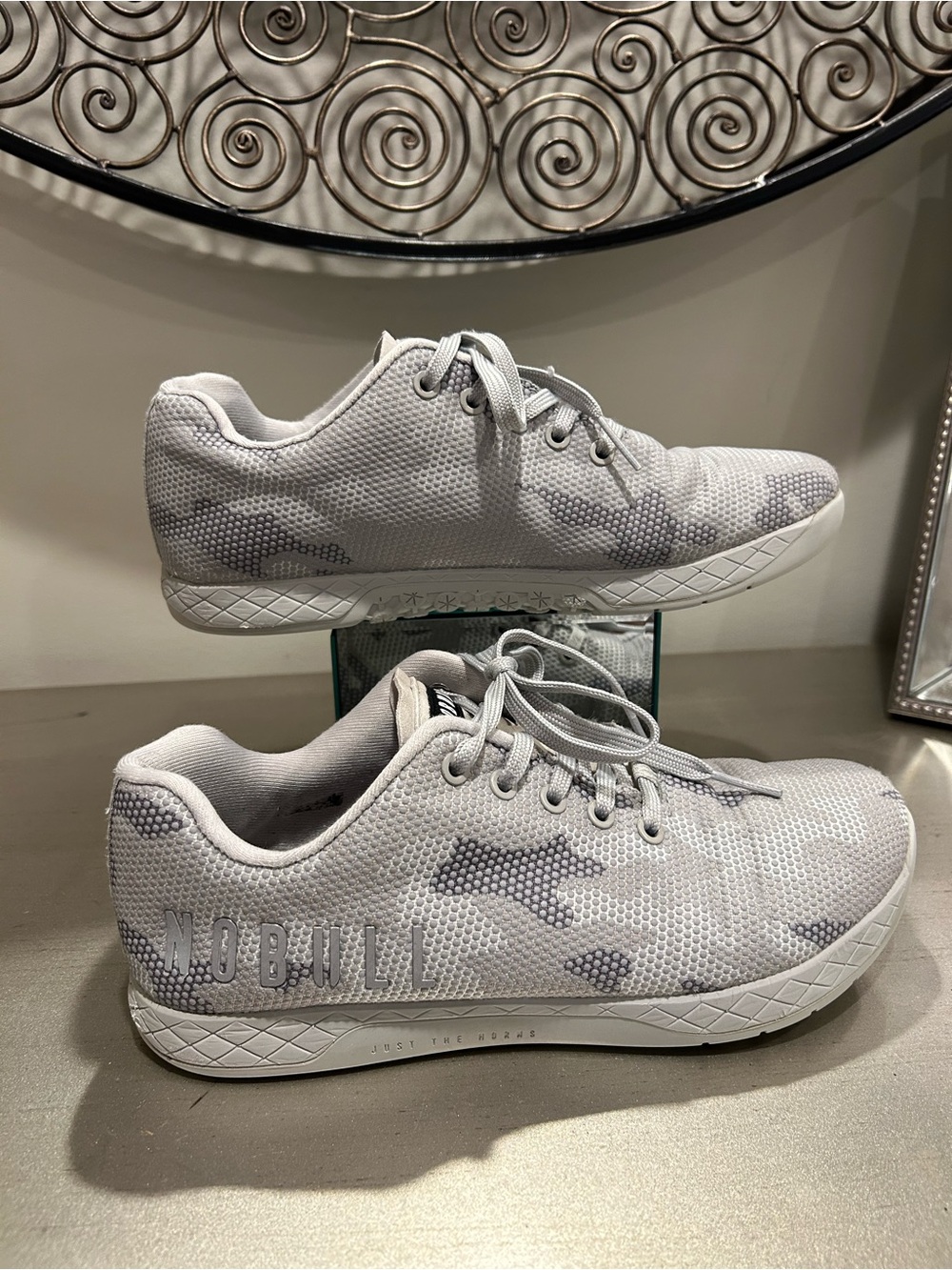 NOBULL Light Grey Camo Trainer